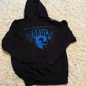 Los Angeles Chargers Boys Hoodie, size S.